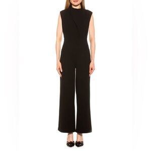 Alexia Admor Black Sleeveless Jumpsuit